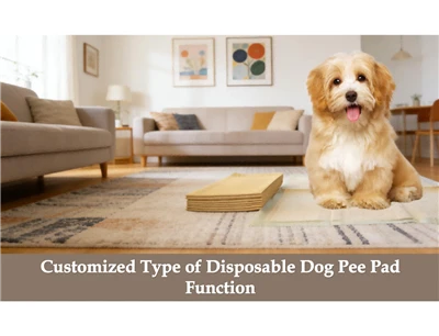 Tipo personalizzato di funzione di tampone monouso per pipì per cani